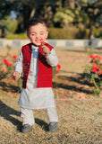 Red Sequence Waistcoat EW38