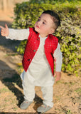 Red Sequence Waistcoat EW38