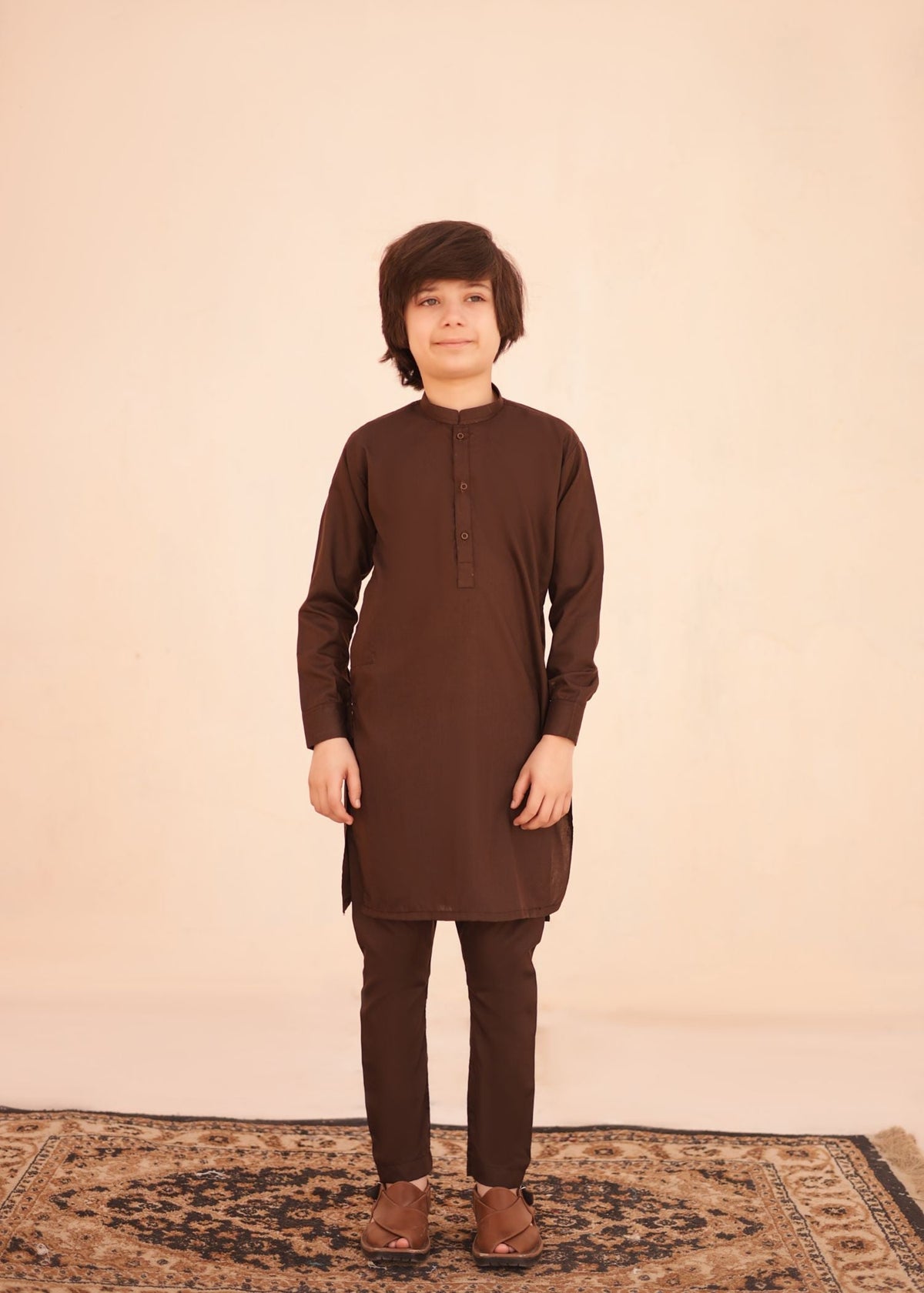 Chestnut Brown Kurta Trouser KT 30 Main image