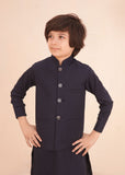 Deep Blue Waistcoat Suit EW 14