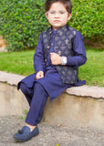 Dark Blue Waistcoat Suit EW17