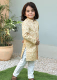 Cream Goldenrod Sherwani S30