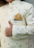 Bosci Off White Sherwani S29
