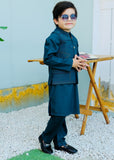 Teal Waistcoat Suit AHW 012