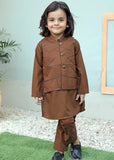 Tawny Brown Waistcoat Suit AHW 015