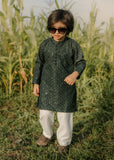 Bottle Green Kurta KT 123