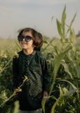 Bottle Green Kurta KT 123