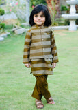 Olive Green Wasistcoat Suit AHW 025