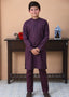 Grape Purple chicken Kurta Trouser - CK 004