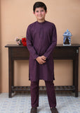 Grape Purple chicken Kurta Trouser - CK 004