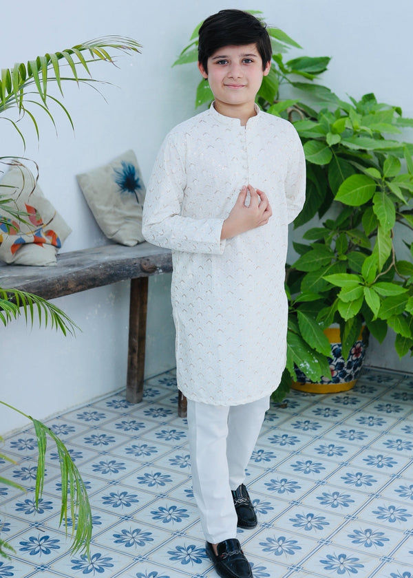 White Kurta KT 115