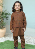 Tawny Brown Waistcoat Suit AHW 015