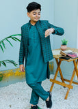 Parrot Green Prince Coat Suit P33