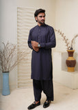 Navy Kameez Shalwar with Metal Button- HM 006