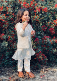 White Waistcoat Suit -EW 50