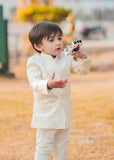 Pearl White Open shervani -S23