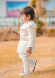Pearl White Open shervani -S23