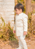 Pearl White Open shervani -S23