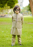 Pistachio Green Waistcoat Suit-AHW-004