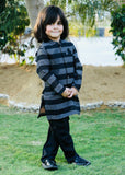 Black waistcoat Suit AHW 019