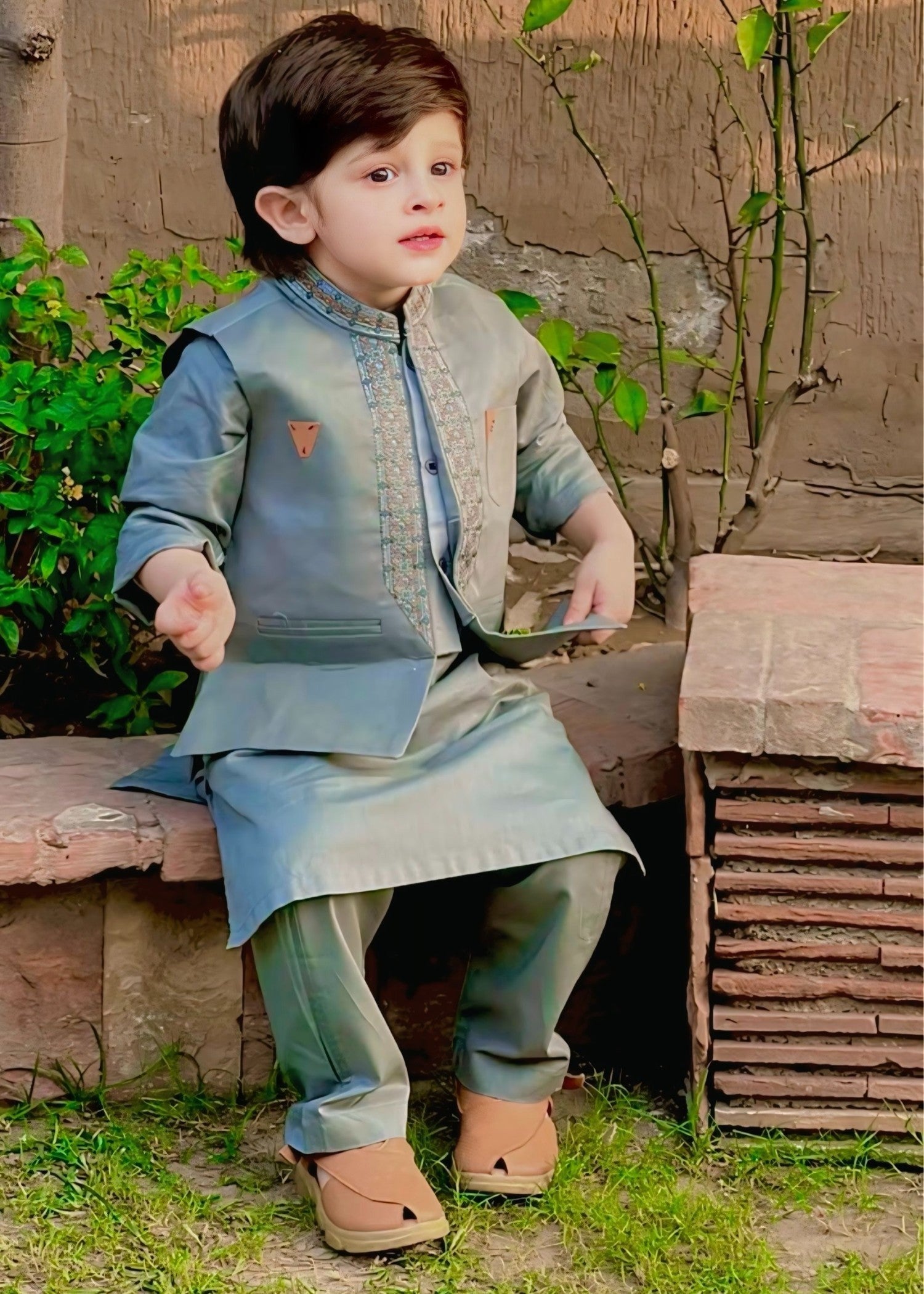 EverGrey Waistcoat Suit-AHW-002 Secondary image
