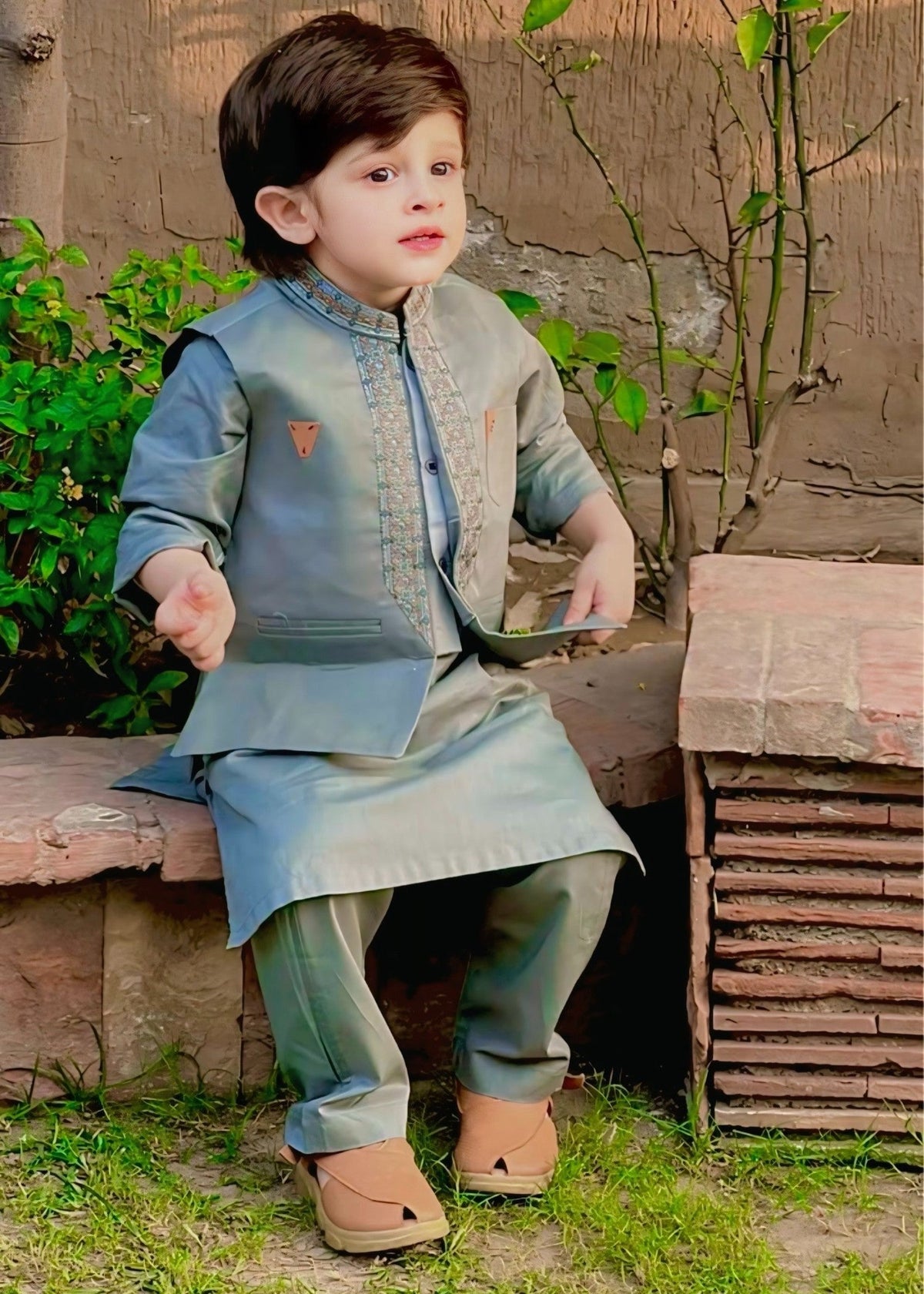 EverGrey Waistcoat Suit-AHW-002