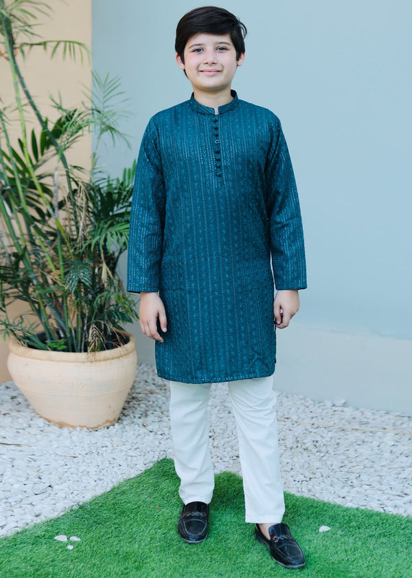 Teal Kurta KT 121