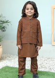 Tawny Brown Waistcoat Suit AHW 015