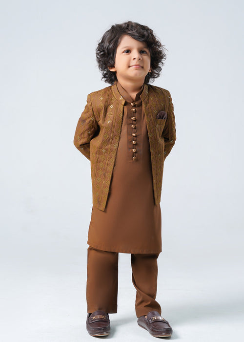 Brown Prince Coat Suit P34