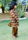 Earth Brown Waistcoat Suit AHW 021