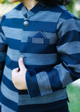 Midnight Blue Waistcoat Suit AHW 023