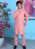 Peach Pink chicken Kurta Trouser - CK 007