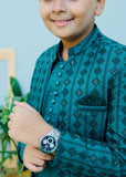 Parrot Green Prince Coat Suit P33