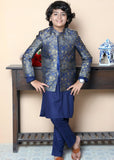 Blue And Golden Prince Coat Suit P27