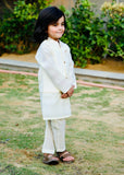 Off White Waistcoat Suit AHW 016