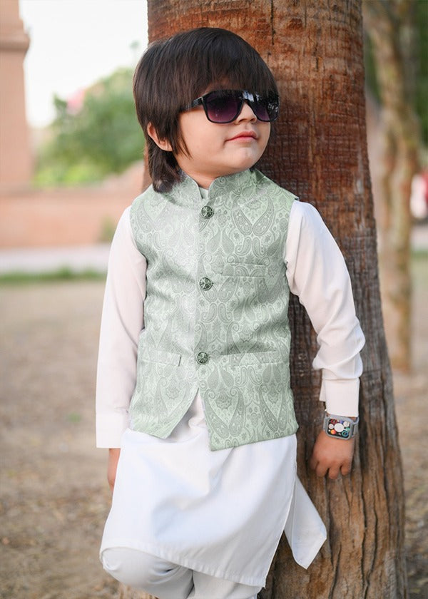 Grey Waistcoat Suit EW31