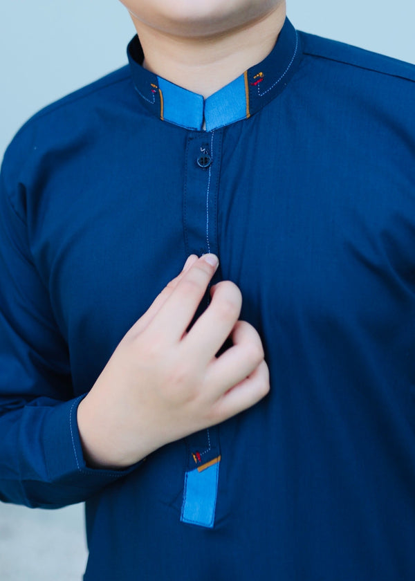 Sapphire Blue Kurta Trouser KT 127