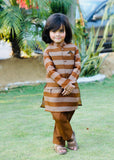 Earth Brown Waistcoat Suit AHW 021