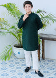 Bottle Green Kurta KT 123