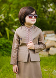 Pine Brown Waistcoat Suit-AHW-004