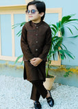 Choclate Brown Waistcoat Suit AHW 014