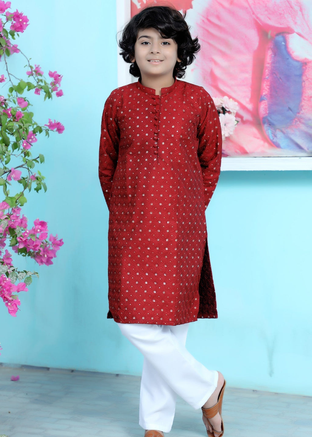Brick Red kurta KT 97