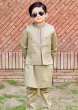 Pistachio Green Waistcoat Suit-AHW-004