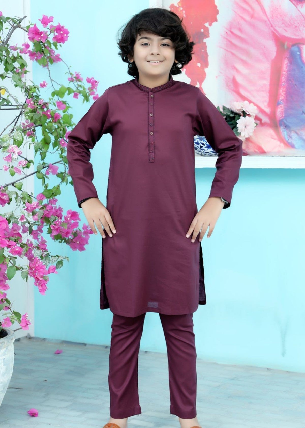 Purple Kurta Trouser KT 102 Main image