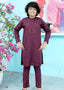 Purple Kurta Trouser KT 102