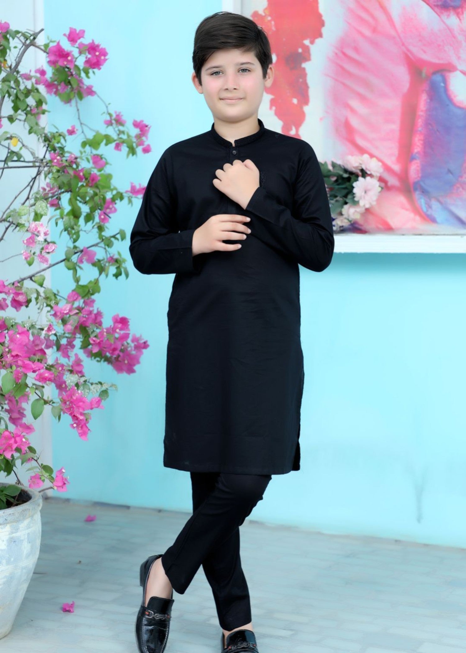 Black Kurta Trouser KT 104 Secondary image