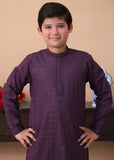 Grape Purple chicken Kurta Trouser - CK 004