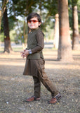 Olive Green Only Waistcoat EW35