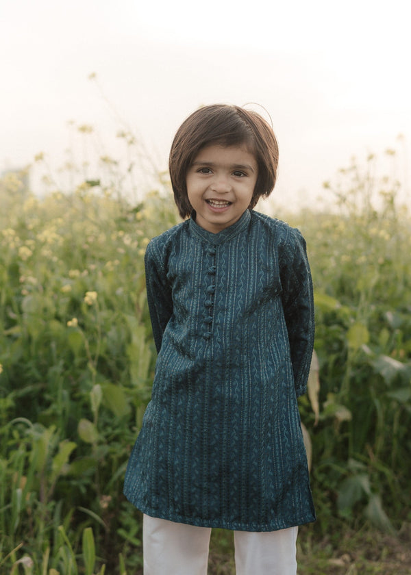 Teal Kurta KT 121