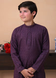 Grape Purple chicken Kurta Trouser - CK 004